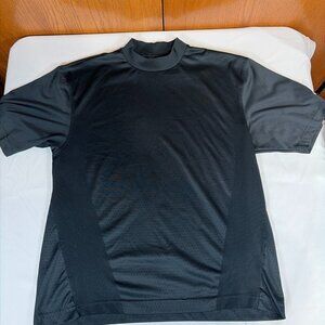 Nike Golf Mock Neck Dri-Fit T-Shirt Men's L Black